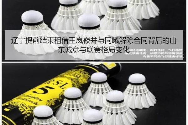 辽宁提前结束租借王岚嵚并与同曦解除合同背后的山东诚意与联赛格局变化
